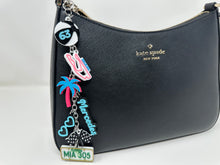 Load image into Gallery viewer, Silver Arrow Vice (George, Kimi) Miami Bag Charm - EnchantedByGi