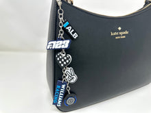 Load image into Gallery viewer, Navy Racing (Carlos, Alex) Bag Charm