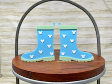 Load image into Gallery viewer, Mouse Umbrella and Rain Boots Trinket