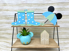 Load image into Gallery viewer, Mouse Umbrella and Rain Boots Trinket