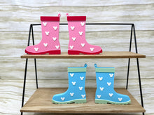 Load image into Gallery viewer, Mouse Umbrella and Rain Boots Trinket