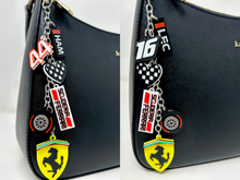 Load image into Gallery viewer, Forza Racing (Charles, Lewis, Zhou, Carlos) Bag Charm