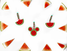 Load image into Gallery viewer, Watermelon Mouse Slice Enchanted Car Charm - EnchantedByGi
