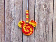 Load image into Gallery viewer, Blazing Mouse Tie Dye Enchanted Car Charm - EnchantedByGi
