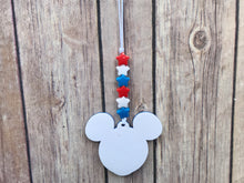 Load image into Gallery viewer, Patriotic Mouse Enchanted Car Charm - EnchantedByGi