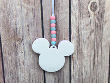 Load image into Gallery viewer, Cotton Candy Mouse Tie Dye Enchanted Car Charm - EnchantedByGi