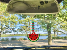 Load image into Gallery viewer, Watermelon Mouse Slice Enchanted Car Charm - EnchantedByGi