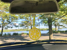 Load image into Gallery viewer, Lemon Slice Enchanted Car Charm - EnchantedByGi
