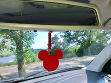 Load image into Gallery viewer, Red Apple Mouse Enchanted Car Charm - EnchantedByGi
