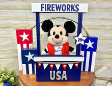 Load image into Gallery viewer, 4th of July Firework Stand Trinket - EnchantedByGi