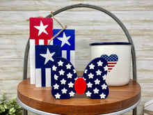 Load image into Gallery viewer, Patriotic Pants and Bow Trinkets - EnchantedByGi