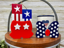 Load image into Gallery viewer, Patriotic Pants and Bow Trinkets - EnchantedByGi