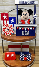 Load image into Gallery viewer, Patriotic Pants and Bow Trinkets - EnchantedByGi