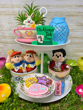 Load image into Gallery viewer, Alice in Wonderland Tiered Tray