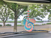 Load image into Gallery viewer, Cotton Candy Mouse Tie Dye Enchanted Car Charm - EnchantedByGi