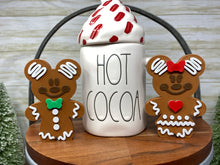 Load image into Gallery viewer, Mr. & Mrs. Mouse Gingerbread Trinkets - EnchantedByGi