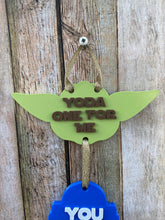 Load image into Gallery viewer, Galactic Conversation Hearts Hanging Sign - EnchantedByGi