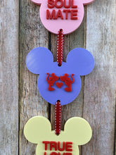 Load image into Gallery viewer, Mouse Conversation Hearts Hanging Sign - EnchantedByGi