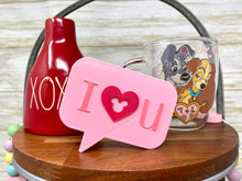 Load image into Gallery viewer, I Love You Speech Bubble Trinket - EnchantedByGi