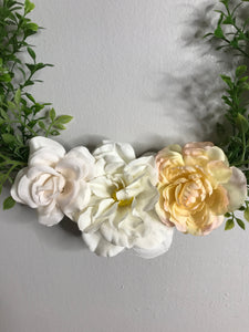 10 in. Pastel Spring Flower Enchanted Wreath - EnchantedByGi