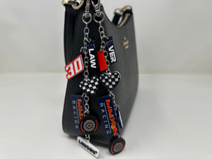 Bull Racing Bag Charm