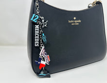 Load image into Gallery viewer, Silver Arrow Stallion (George, Kimi) COTA Bag Charm
