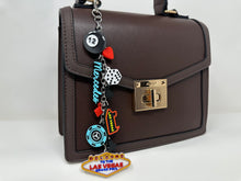 Load image into Gallery viewer, Midnight Silver Arrow (George, Kimi) LVGP Bag Charm
