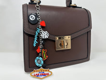 Load image into Gallery viewer, Midnight Silver Arrow (George, Kimi) LVGP Bag Charm
