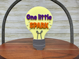 One Little Spark Light Bulb Trinket