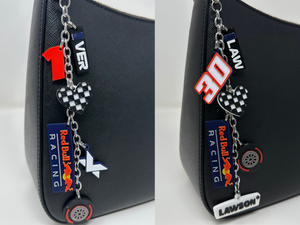 Bull Racing Bag Charm