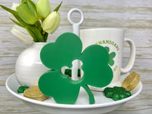 Load image into Gallery viewer, Mickey Shamrock Tiered Tray Trinket
