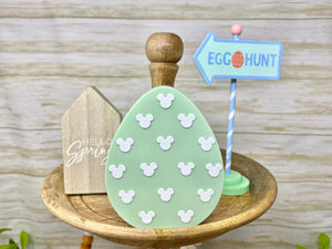Pastel Easter Egg Tiered Tray Decoration