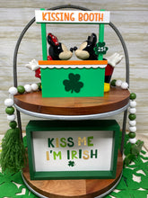 Load image into Gallery viewer, St Patrick&#39;s Day Kissing Booth Trinket
