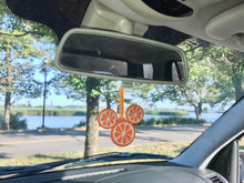 Load image into Gallery viewer, Orange Mouse Enchanted Car Charm - EnchantedByGi
