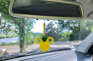 Pineapple Mouse Enchanted Car Charm - EnchantedByGi