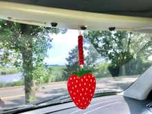 Load image into Gallery viewer, Strawberry Enchanted Car Charm - EnchantedByGi
