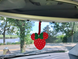 Strawberry Mouse Enchanted Car Charm - EnchantedByGi