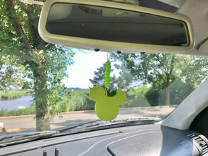 Green Apple Mouse Enchanted Car Charm - EnchantedByGi