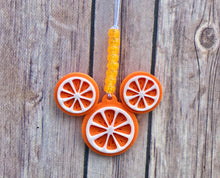 Load image into Gallery viewer, Orange Mouse Enchanted Car Charm - EnchantedByGi
