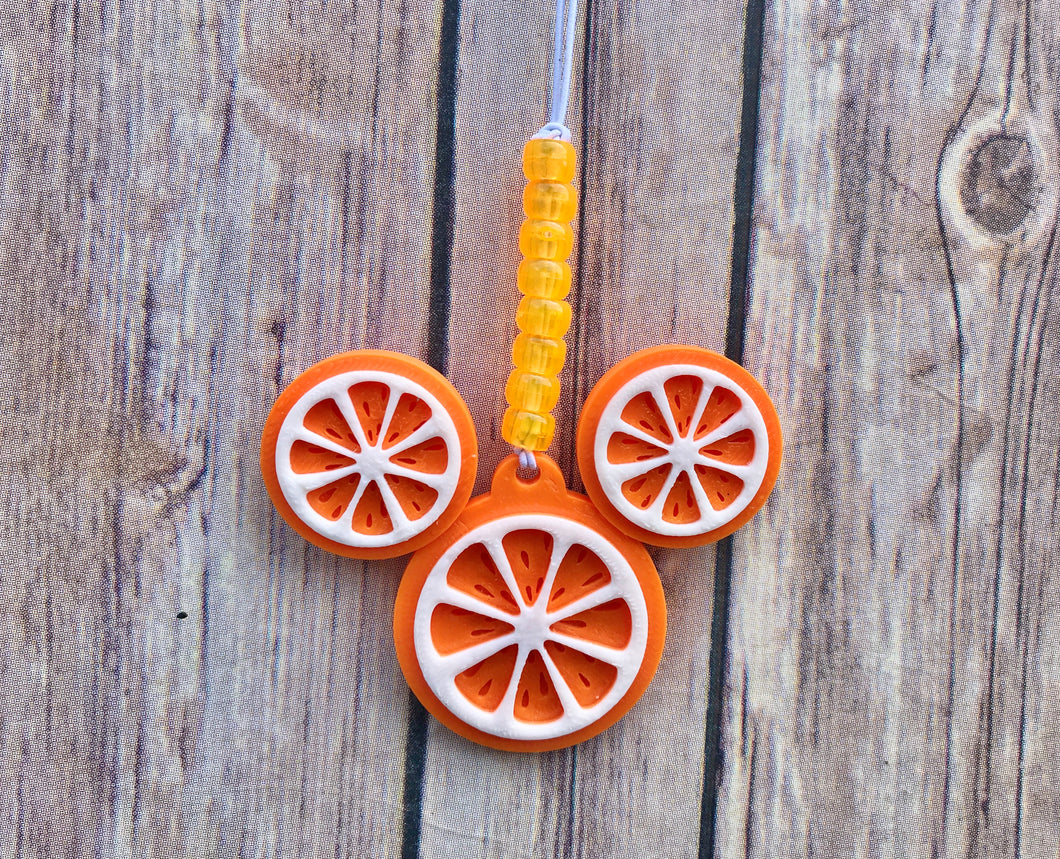 Orange Mouse Enchanted Car Charm - EnchantedByGi