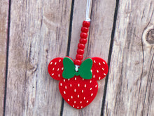 Load image into Gallery viewer, Strawberry Mouse Enchanted Car Charm - EnchantedByGi
