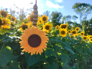 Sunflower Enchanted Car Charm - EnchantedByGi