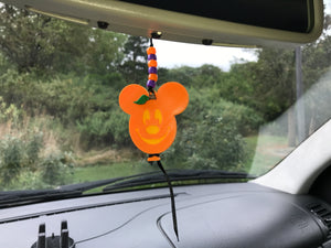 Mouse Pumpkin Balloon Enchanted Car Charm - EnchantedByGi