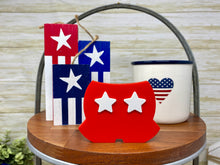Load image into Gallery viewer, Patriotic Pants and Bow Trinkets - EnchantedByGi
