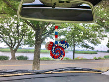 Load image into Gallery viewer, American Mouse Tie Dye Enchanted Car Charm - EnchantedByGi
