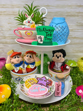 Load image into Gallery viewer, alice in wonderland tiered tray
