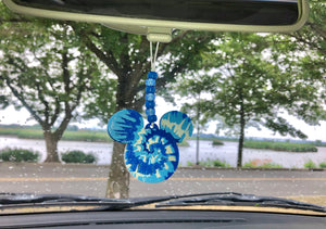 Ocean Mouse Tie Dye Enchanted Car Charm - EnchantedByGi