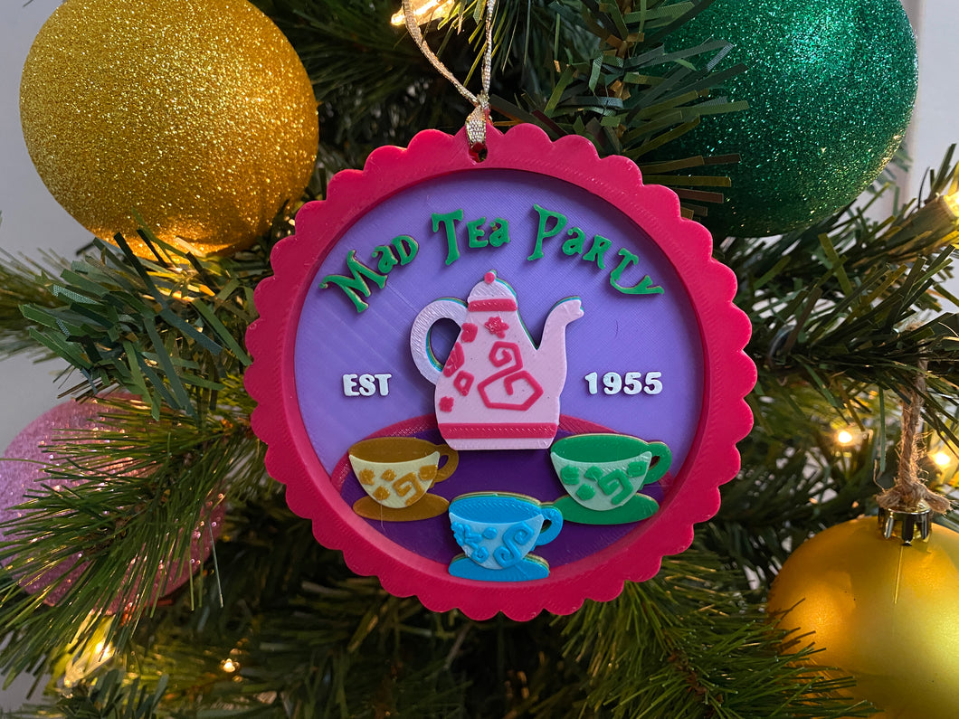 Tea Cup Party Enchanted Ornament - EnchantedByGi