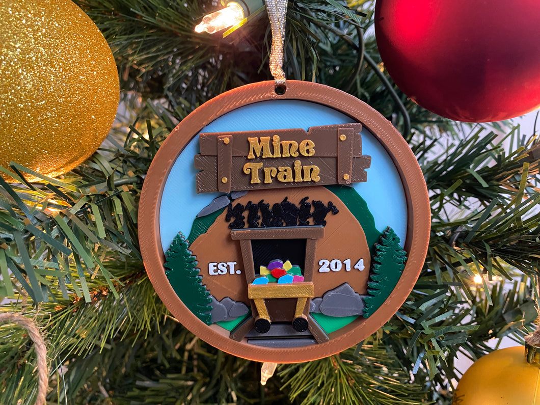 Gem Mining Coaster Enchanted Ornament - EnchantedByGi