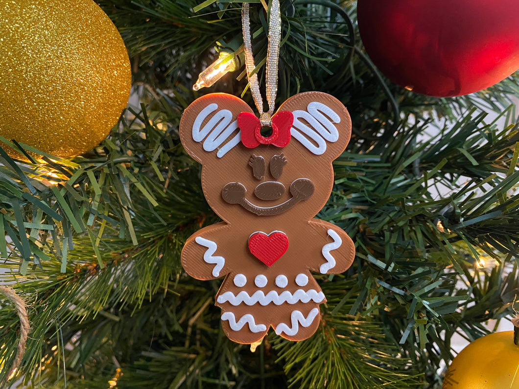 Mrs. Mouse Gingerbread Enchanted Ornament - EnchantedByGi
